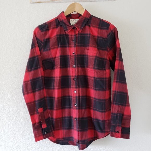 NWT - Weatherproof Vintage Ladies' Red and Black Flannel Shirt – Size S - Picture 4 of 6